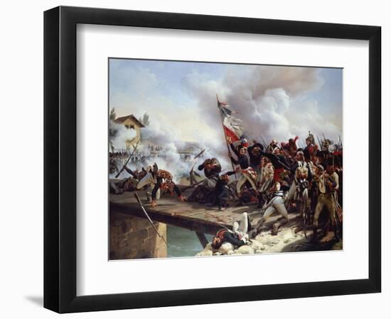 The Battle of Arcole Gate, 1826-Horace Vernet-Framed Giclee Print