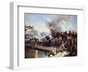 The Battle of Arcole Gate, 1826-Horace Vernet-Framed Giclee Print