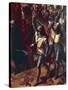 The Battle of Ascalon Between Godfrey of Bouillon and Al Afdal's Egyptians-Charles-Philippe Lariviere-Stretched Canvas