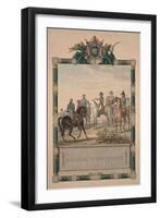 The Battle of Austerlitz on December 2, 1805, 1805-Antoine Charles Horace Vernet-Framed Giclee Print