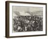 The Battle of Balaclava, Attack of the Scots Greys-null-Framed Giclee Print