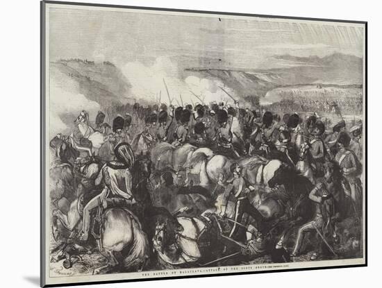 The Battle of Balaclava, Attack of the Scots Greys-null-Mounted Giclee Print