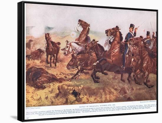 The Battle of Balaclava October 1854-John Constable-Framed Stretched Canvas