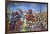 The Battle of Bannockburn-Mike White-Framed Giclee Print