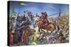 The Battle of Bannockburn-Mike White-Stretched Canvas