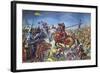 The Battle of Bannockburn-Mike White-Framed Giclee Print