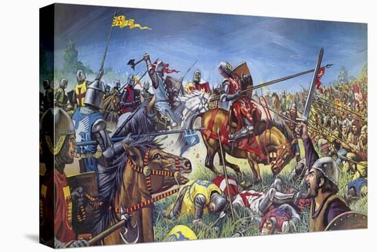 The Battle of Bannockburn-Mike White-Stretched Canvas