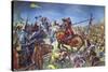 The Battle of Bannockburn-Mike White-Stretched Canvas