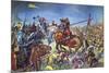 The Battle of Bannockburn-Mike White-Mounted Giclee Print