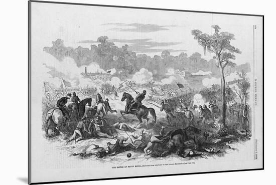The Battle of Baton Rouge.-null-Mounted Giclee Print