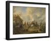 The Battle of Bautersem During the Ten Days Campaign, 1833-Nicholas Pieneman-Framed Giclee Print