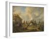 The Battle of Bautersem During the Ten Days Campaign, 1833-Nicholas Pieneman-Framed Giclee Print