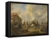 The Battle of Bautersem During the Ten Days Campaign, 1833-Nicholas Pieneman-Framed Stretched Canvas