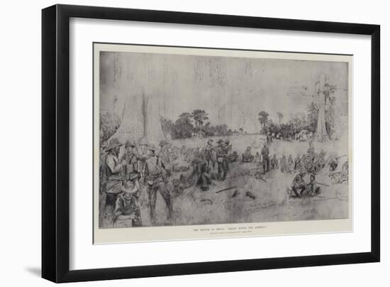 The Battle of Benin, Rally Round the Admiral!-Henry Charles Seppings Wright-Framed Giclee Print