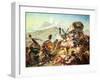 The Battle of Blauwkrantz, 1838-Thomas Baines-Framed Giclee Print