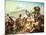 The Battle of Blauwkrantz, 1838-Thomas Baines-Mounted Giclee Print