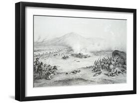 The Battle of Blood River, December 16, 1838, the Great Trek, South Africa-null-Framed Giclee Print