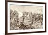 The Battle of Blood River-Richard Caton Woodville-Framed Premium Giclee Print