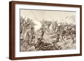 The Battle of Blood River-Richard Caton Woodville-Framed Art Print