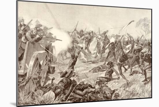 The Battle of Blood River-Richard Caton Woodville-Mounted Art Print