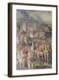 The Battle of Borgo San Donnino Against Azzo Visconti in 1325, Circa 1570-null-Framed Giclee Print