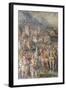 The Battle of Borgo San Donnino Against Azzo Visconti in 1325, Circa 1570-null-Framed Giclee Print