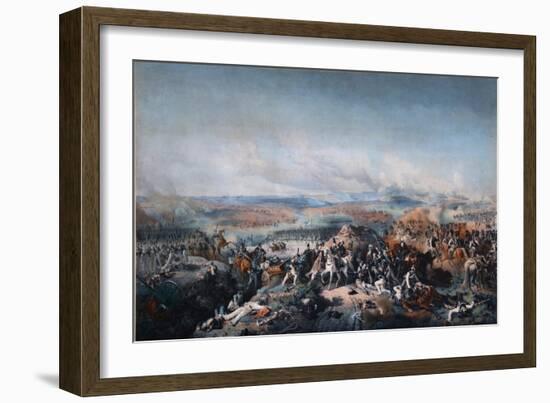 The Battle of Borodino on August 26, 1812, First Quarter of 19th C-Peter Von Hess-Framed Giclee Print