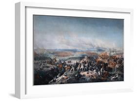 The Battle of Borodino on August 26, 1812, First Quarter of 19th C-Peter Von Hess-Framed Giclee Print