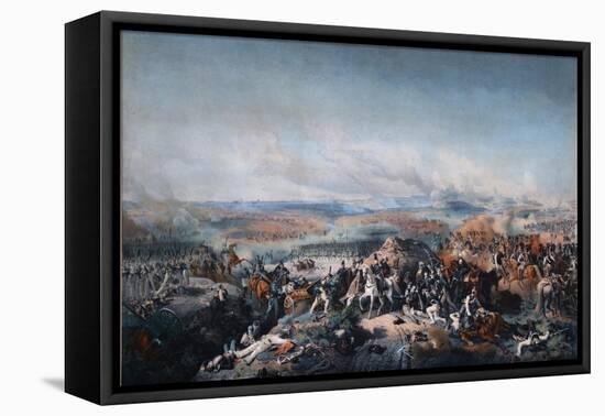 The Battle of Borodino on August 26, 1812, First Quarter of 19th C-Peter Von Hess-Framed Stretched Canvas