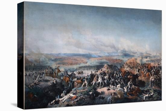 The Battle of Borodino on August 26, 1812, First Quarter of 19th C-Peter Von Hess-Stretched Canvas