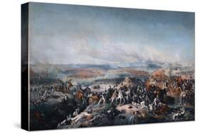 The Battle of Borodino on August 26, 1812, First Quarter of 19th C-Peter Von Hess-Stretched Canvas