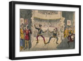 The Battle of Bosworth Field, a Scene in the Great Drama of History, 1850-John Leech-Framed Premium Giclee Print