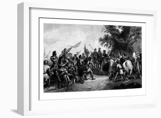 The Battle of Bouvines, 27 July 1214-CH Jeens-Framed Giclee Print