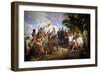 The Battle of Bouvines, 27th July 1214, 1827-Horace Vernet-Framed Premium Giclee Print