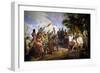 The Battle of Bouvines, 27th July 1214, 1827-Horace Vernet-Framed Premium Giclee Print