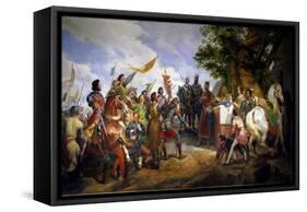 The Battle of Bouvines, 27th July 1214, 1827-Horace Vernet-Framed Stretched Canvas