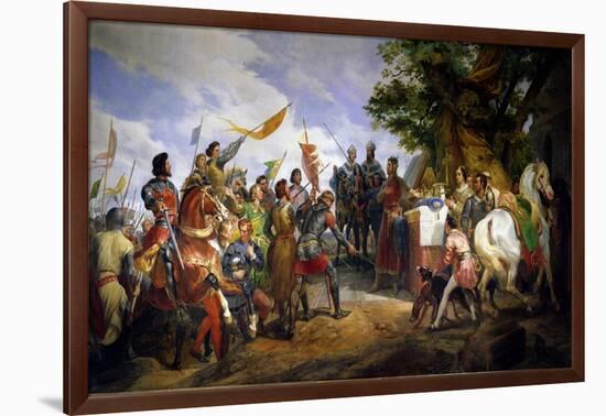 The Battle of Bouvines, 27th July 1214, 1827-Horace Vernet-Framed Giclee Print