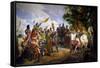 The Battle of Bouvines, 27th July 1214, 1827-Horace Vernet-Framed Stretched Canvas