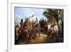 The Battle of Bouvines on 27 July 1214-Horace Vernet-Framed Giclee Print