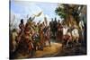 The Battle of Bouvines on 27 July 1214-Horace Vernet-Stretched Canvas