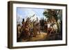 The Battle of Bouvines on 27 July 1214-Horace Vernet-Framed Giclee Print