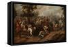 The Battle of Breitenfeld-Pieter Snayers-Framed Stretched Canvas