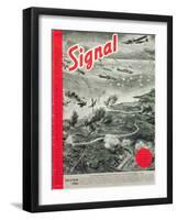 The Battle of Britain, Front Cover of 'Signal Magazine', 10th September 1940-null-Framed Giclee Print