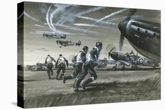 The Battle of Britain-Wilf Hardy-Stretched Canvas