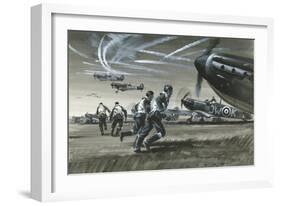 The Battle of Britain-Wilf Hardy-Framed Giclee Print