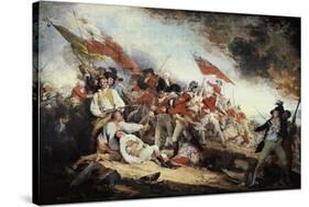 The Battle of Bunker Hill-John Trumbull-Stretched Canvas