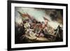 The Battle of Bunker Hill-John Trumbull-Framed Art Print