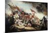 The Battle of Bunker Hill-John Trumbull-Mounted Art Print