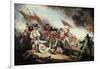 The Battle of Bunker Hill-John Trumbull-Framed Art Print