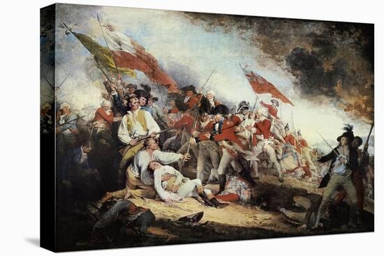 The Battle of Bunker Hill-John Trumbull-Stretched Canvas